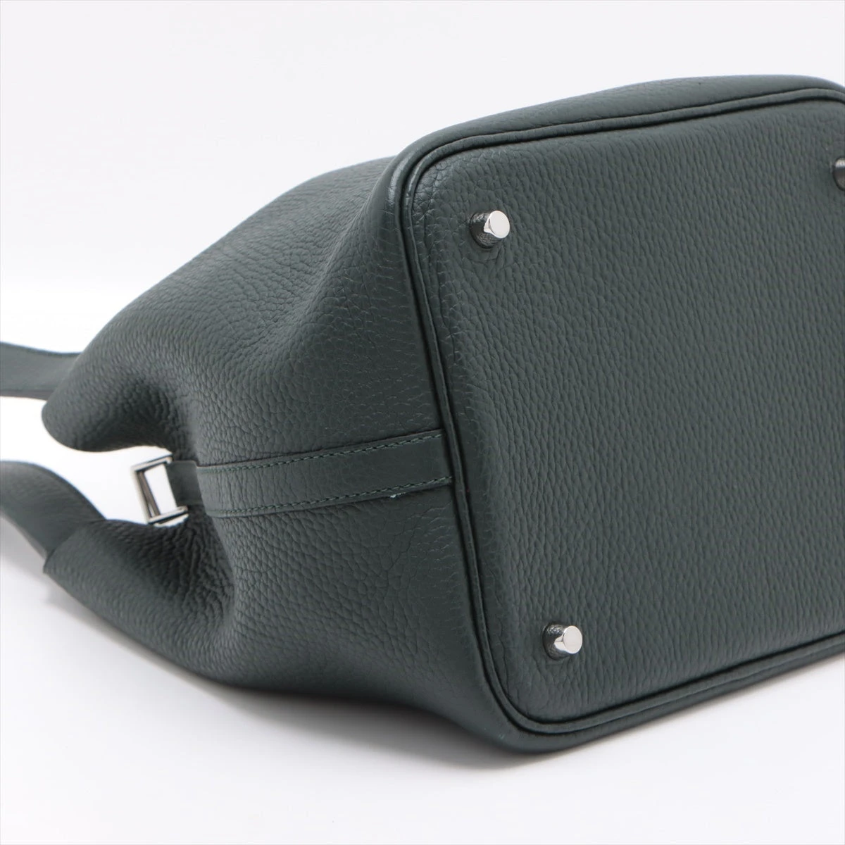 【HERMES】ピコタンロックMM/ヴェールフォンセ/シルバー金具 エルメス ピコタンロックMM トリヨンクレマンス ヴェール