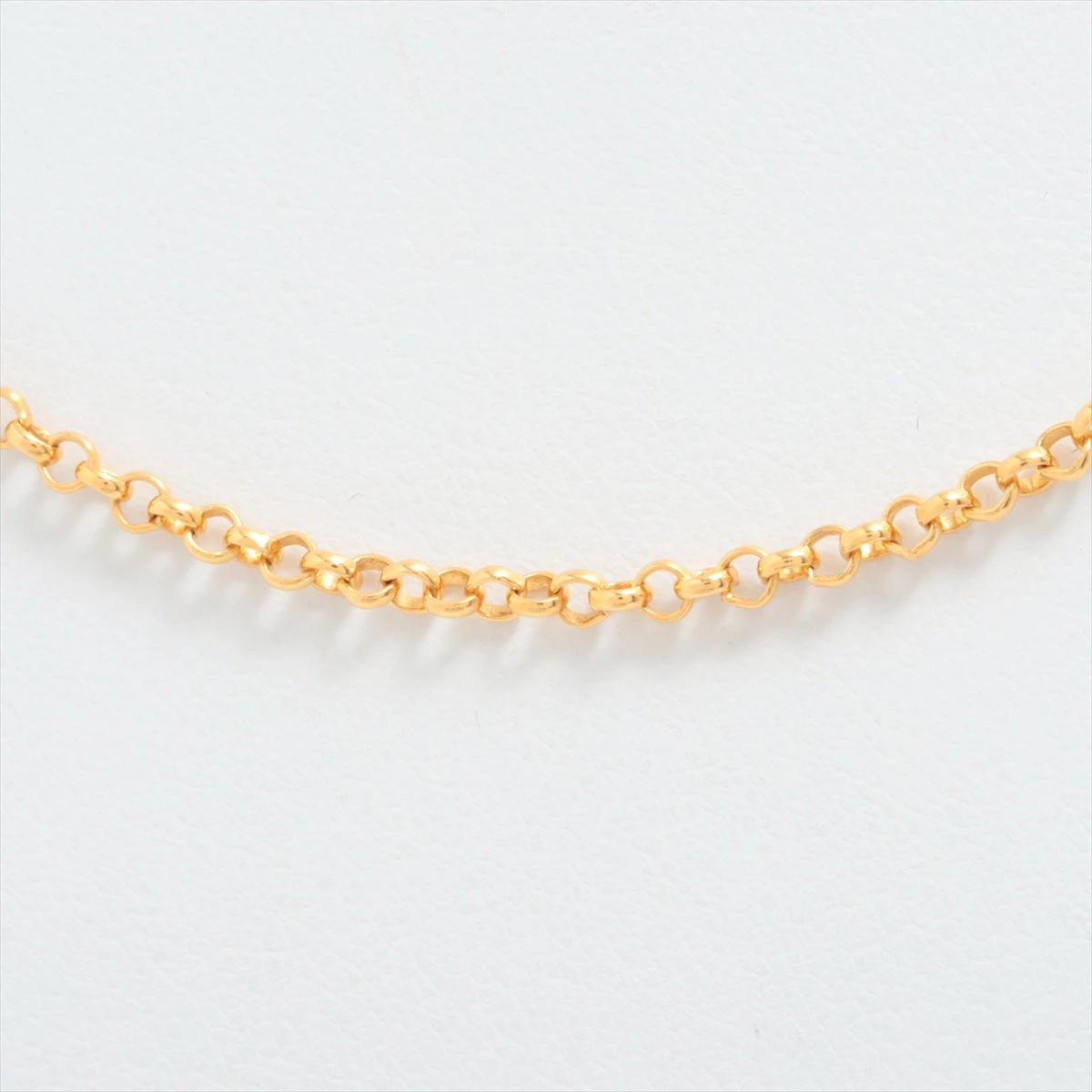 ロールチェーン クロムハーツ ロールチェーン18インチ ネックレス 22k 8.0g