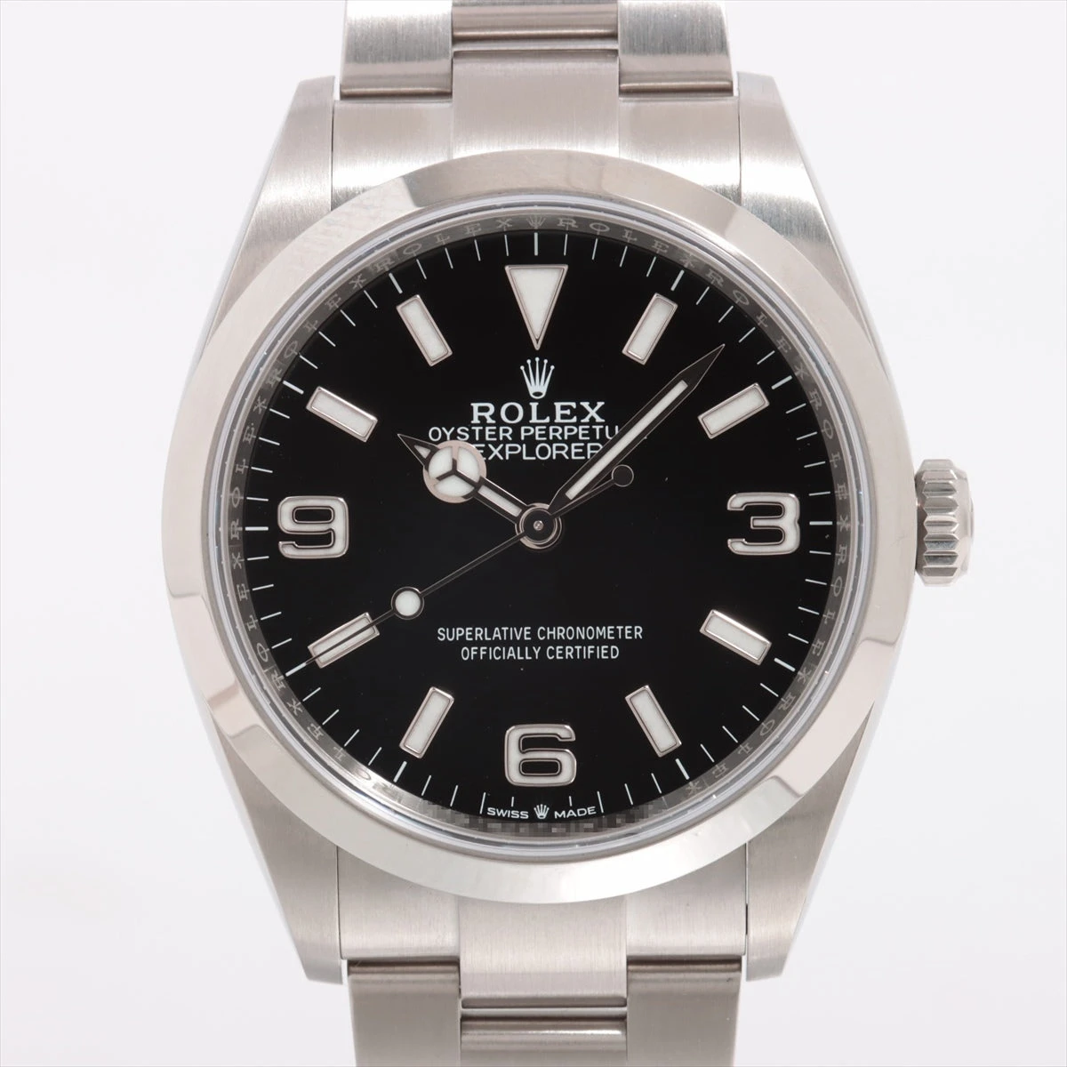 ロレックス エクスプローラーⅠ 124270 SS AT 黒文字盤