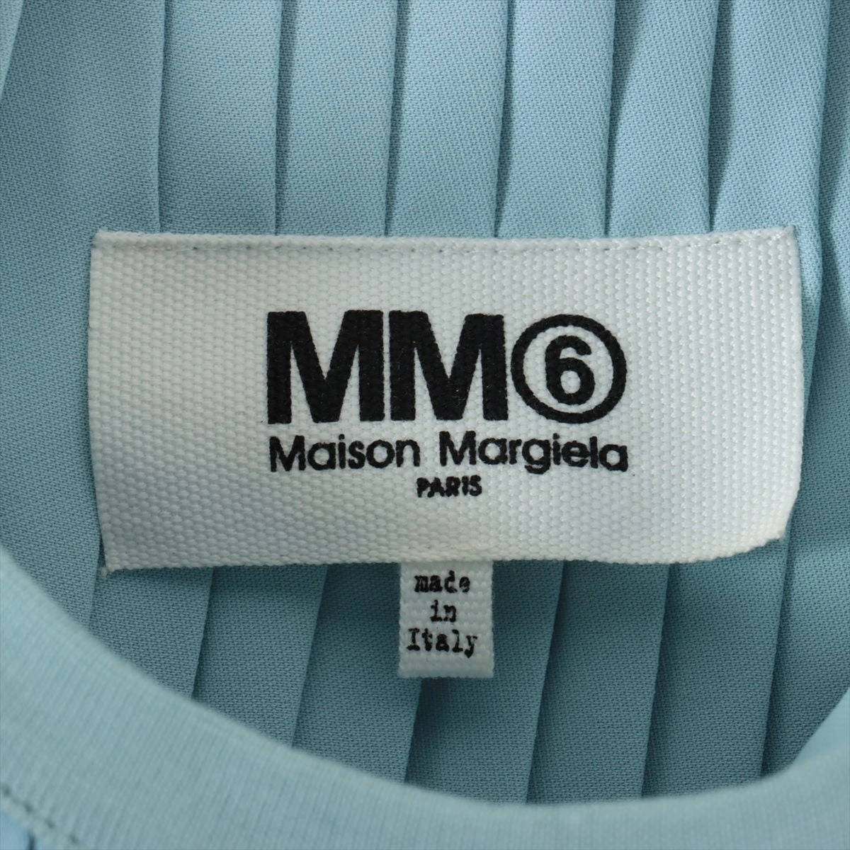 MM6 17SS ポリエステル ノースリーブワンピース 38 レディース
