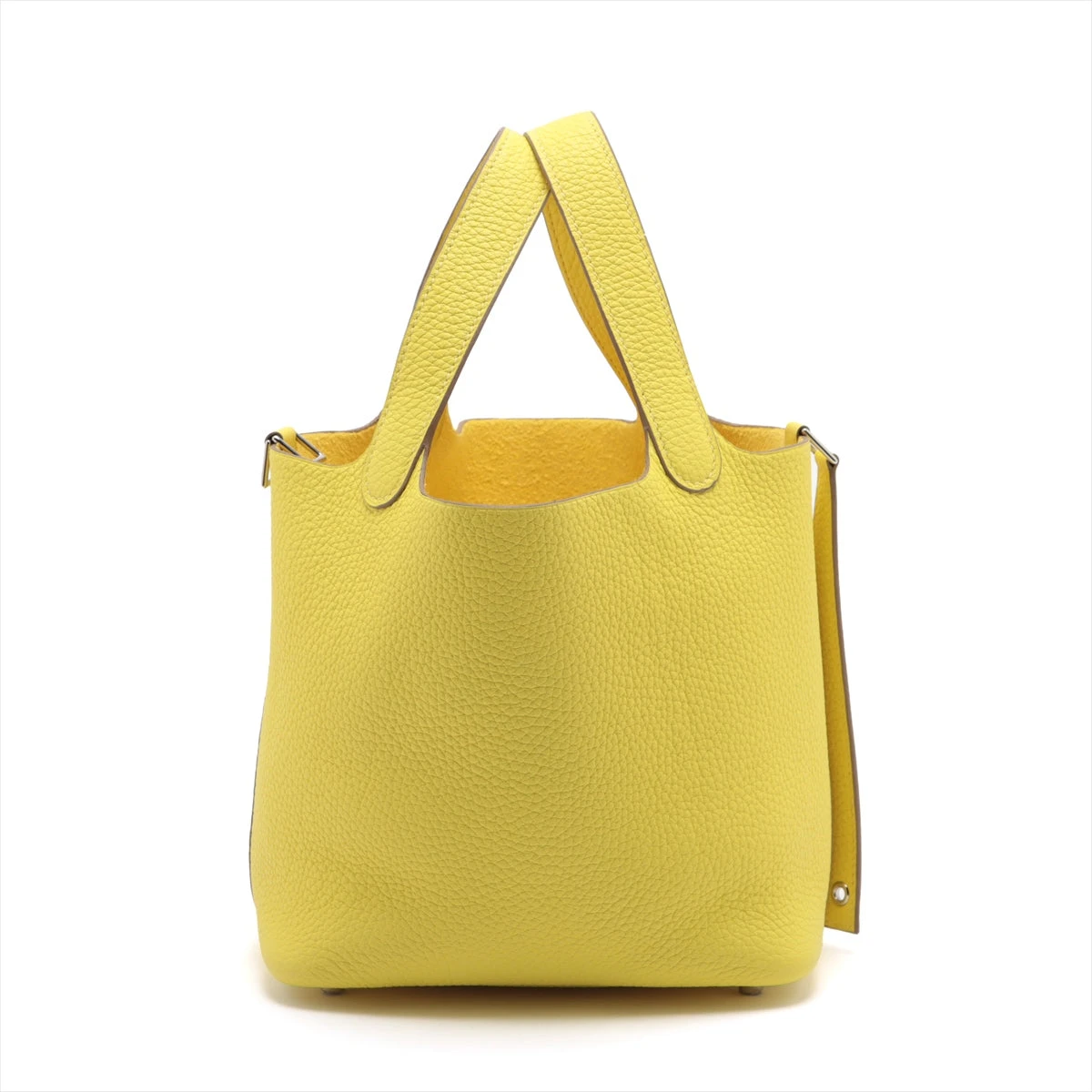 HERMES ピコタンロック　トリヨンクレマス エルメス ピコタンロックPM トリヨンクレマンス ライム シルバー