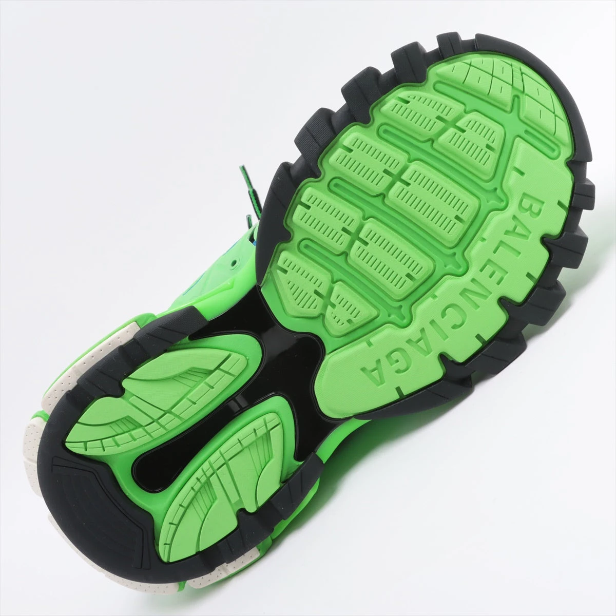 バレンシアガ トラックトレーナー メッシュ×レザー スニーカー