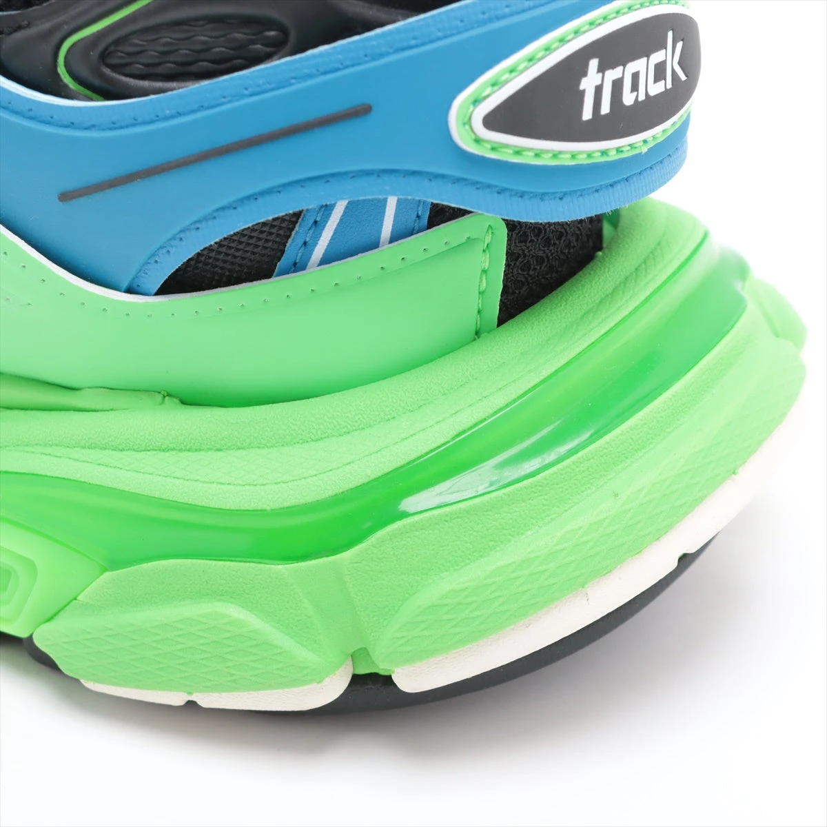 美品✨バレンシアガ トラックトレーナー スニーカー グリーン/ブラック26cm BALENCIAGA バレンシアガ Track Trainers Glow トラック