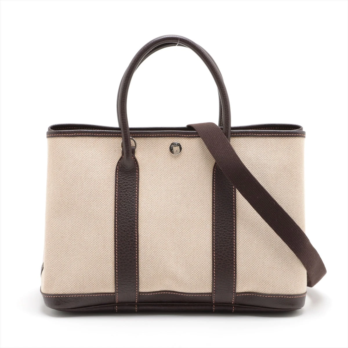 エルメス ガーデンパーティTPM ブッフル×トワルアッシュ ベージュ  