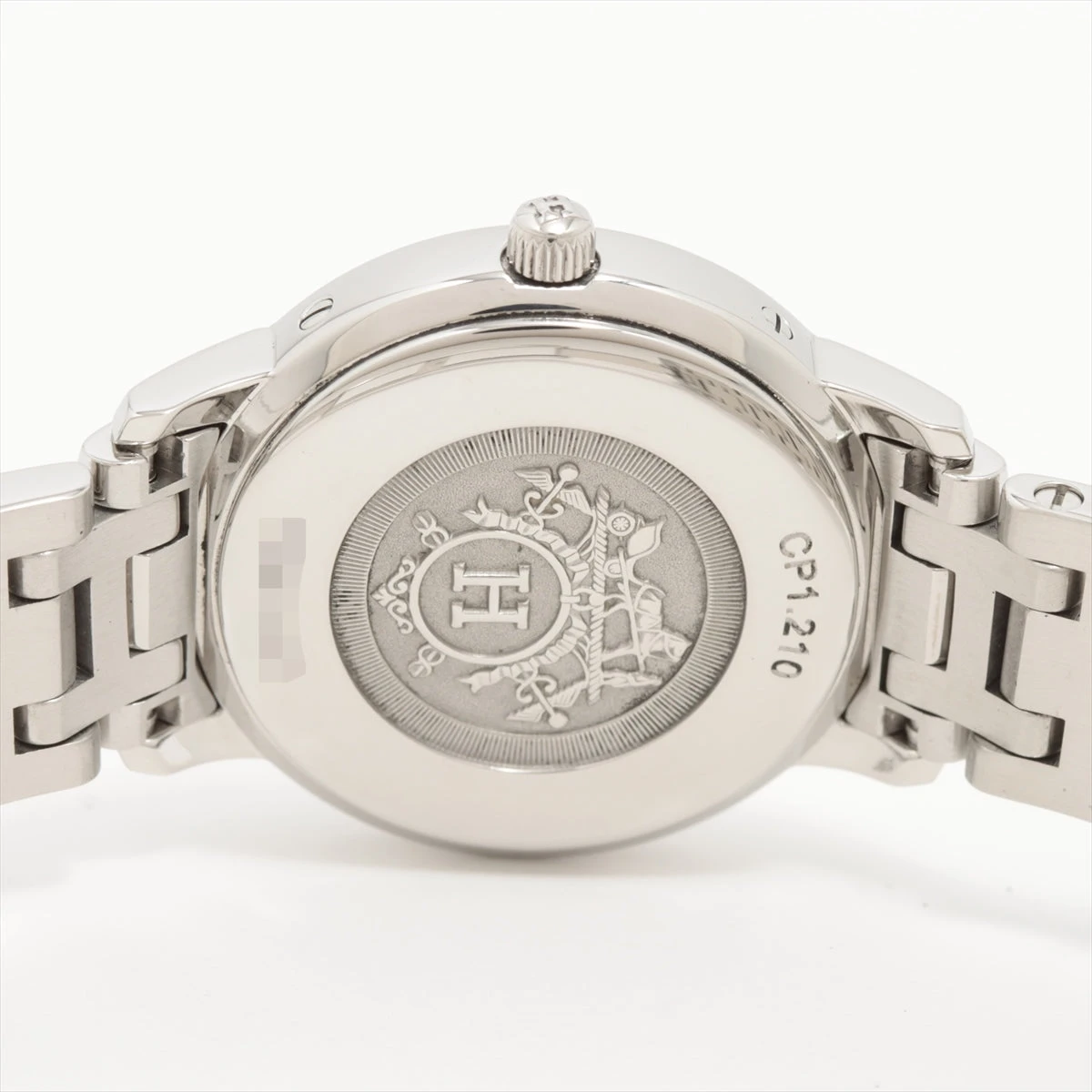 エルメス クリッパー CP1.210 SS QZ グレー文字盤 あまりごま2