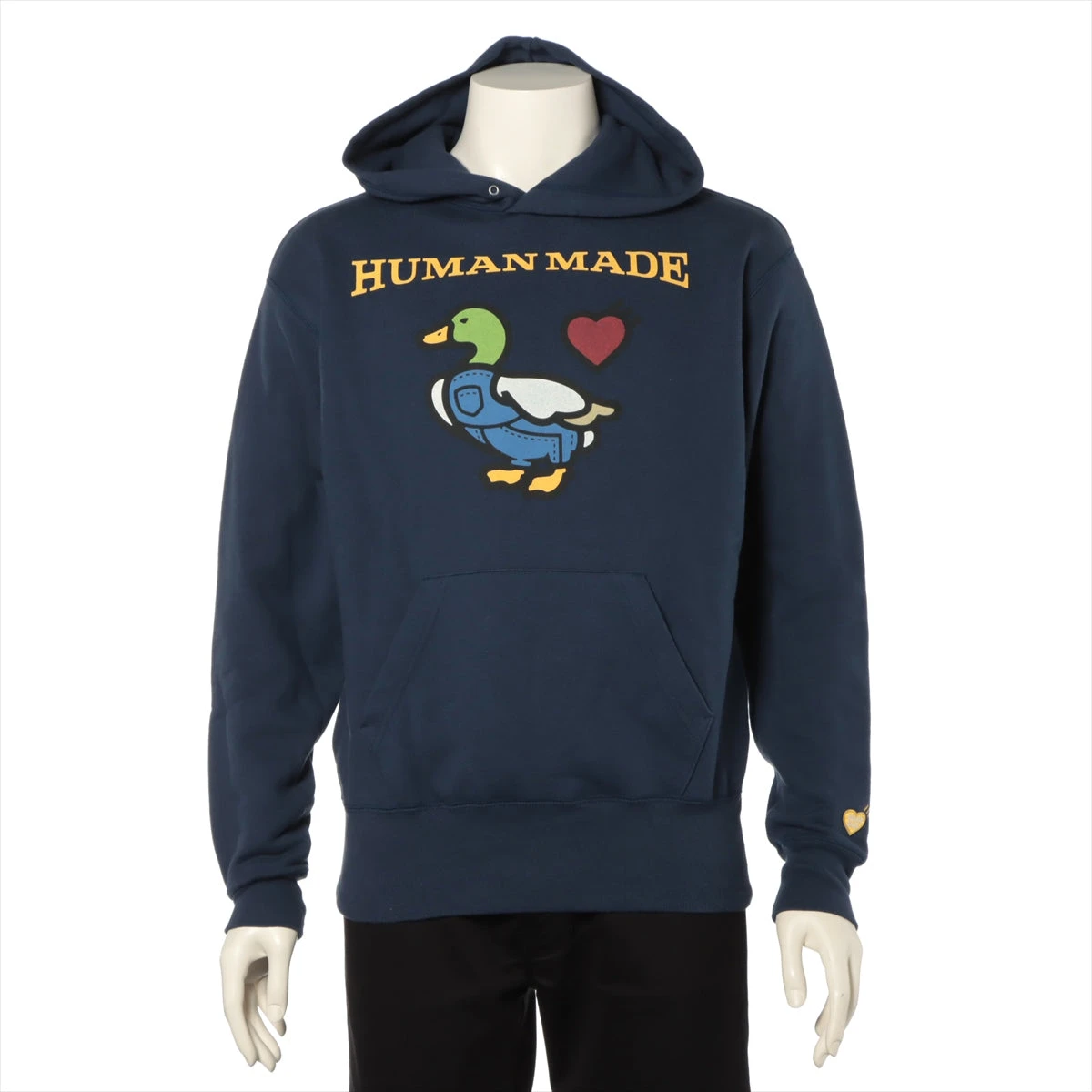 と*る様 HUMAN MADE ネイビー パーカー 専用 ヒューマンメイドHUMAN MADE ジップパーカー ネイビー - メルカリ