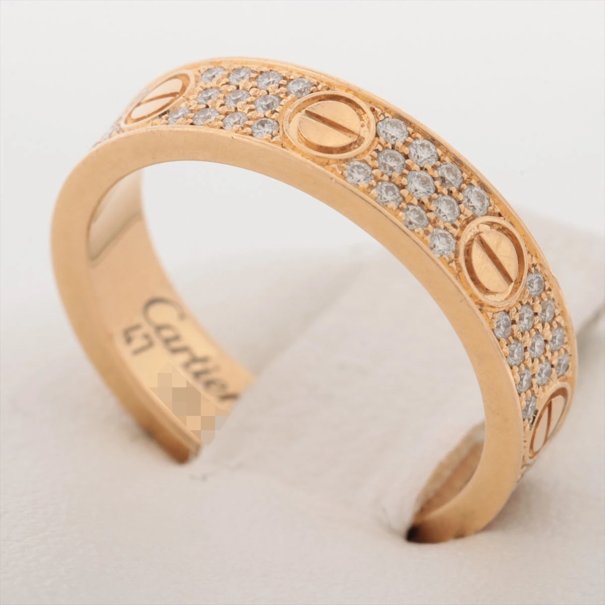 カルティエ　ミニラブ　リング　47 750(YG) カルティエミニラブリング47 750(YG)