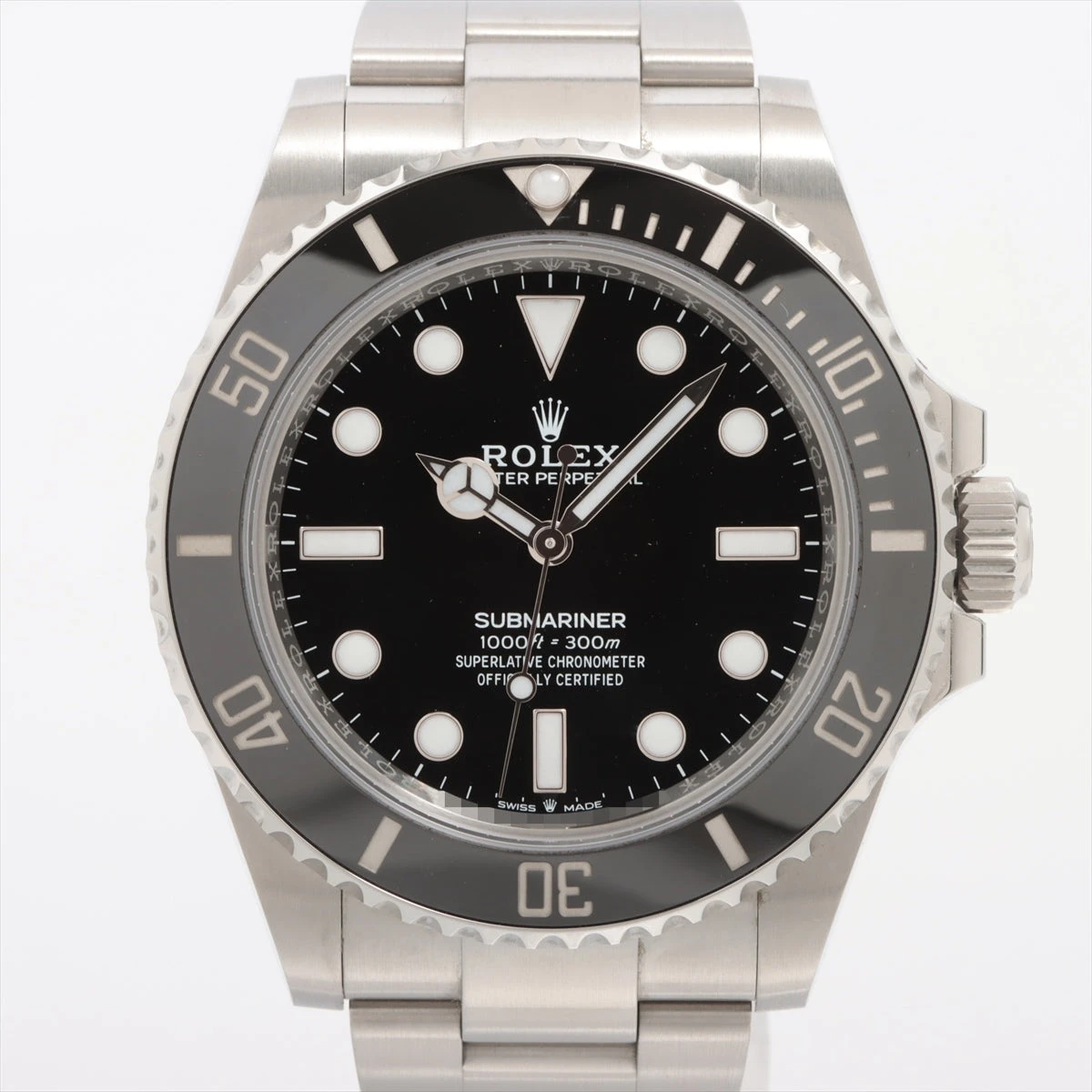 ロレックス サブマリーナ 124060 SS AT 黒文字盤