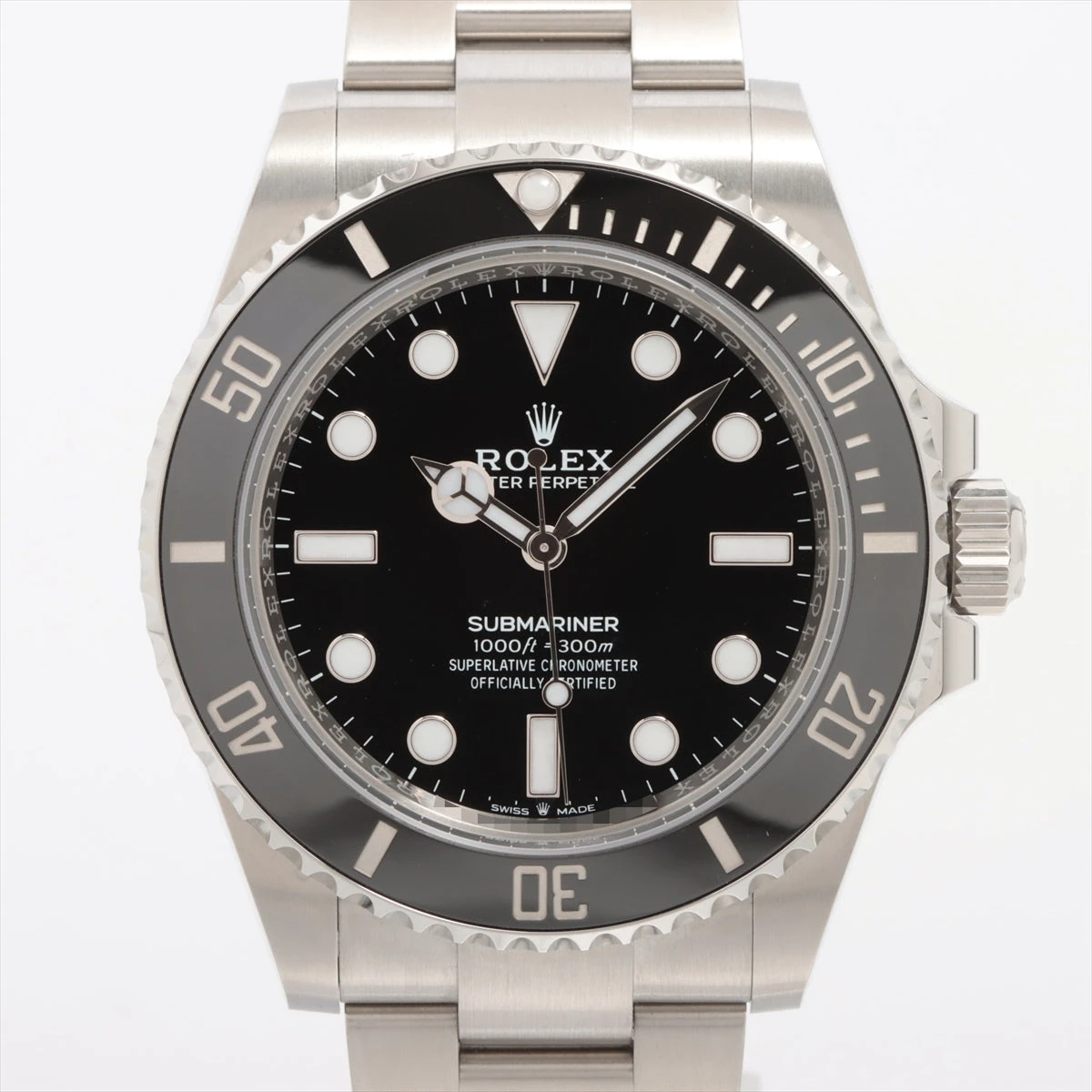 ロレックス サブマリーナ 124060 SS AT 黒文字盤