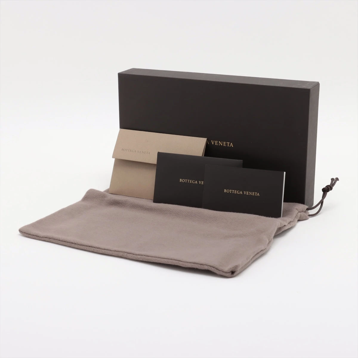 ボッテガヴェネタ　折り財布　レザー　グレー　イントレチャート　ラウンドファスナー BOTTEGA VENETA ボッテガ・ヴェネタ 小物 サイフ イントレ