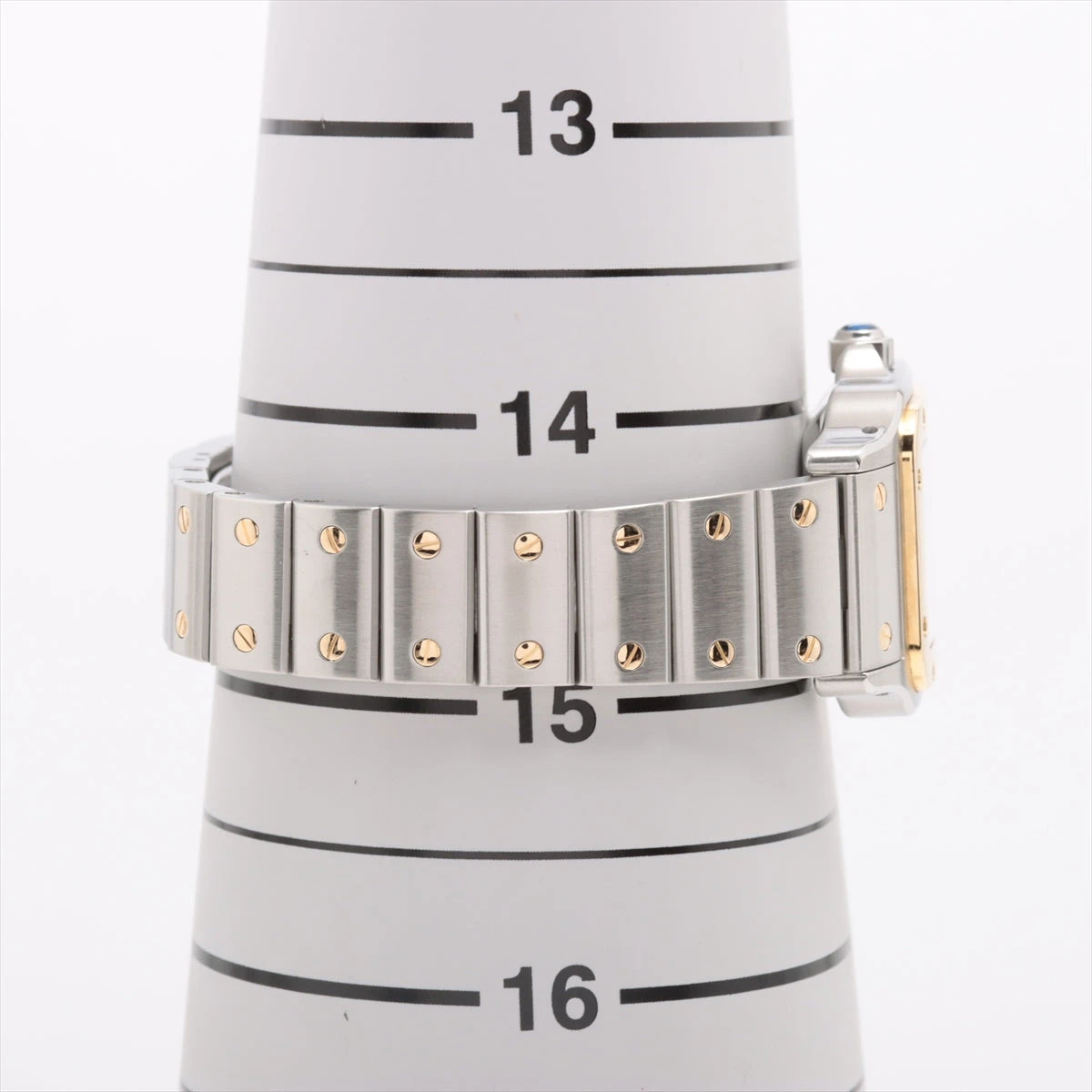 カルティエ　CARTIER サントスガルベSM　 12ミリ2コマ カルティエ/サントスカレ/サントスガルベSM/ボルドー/Cartier