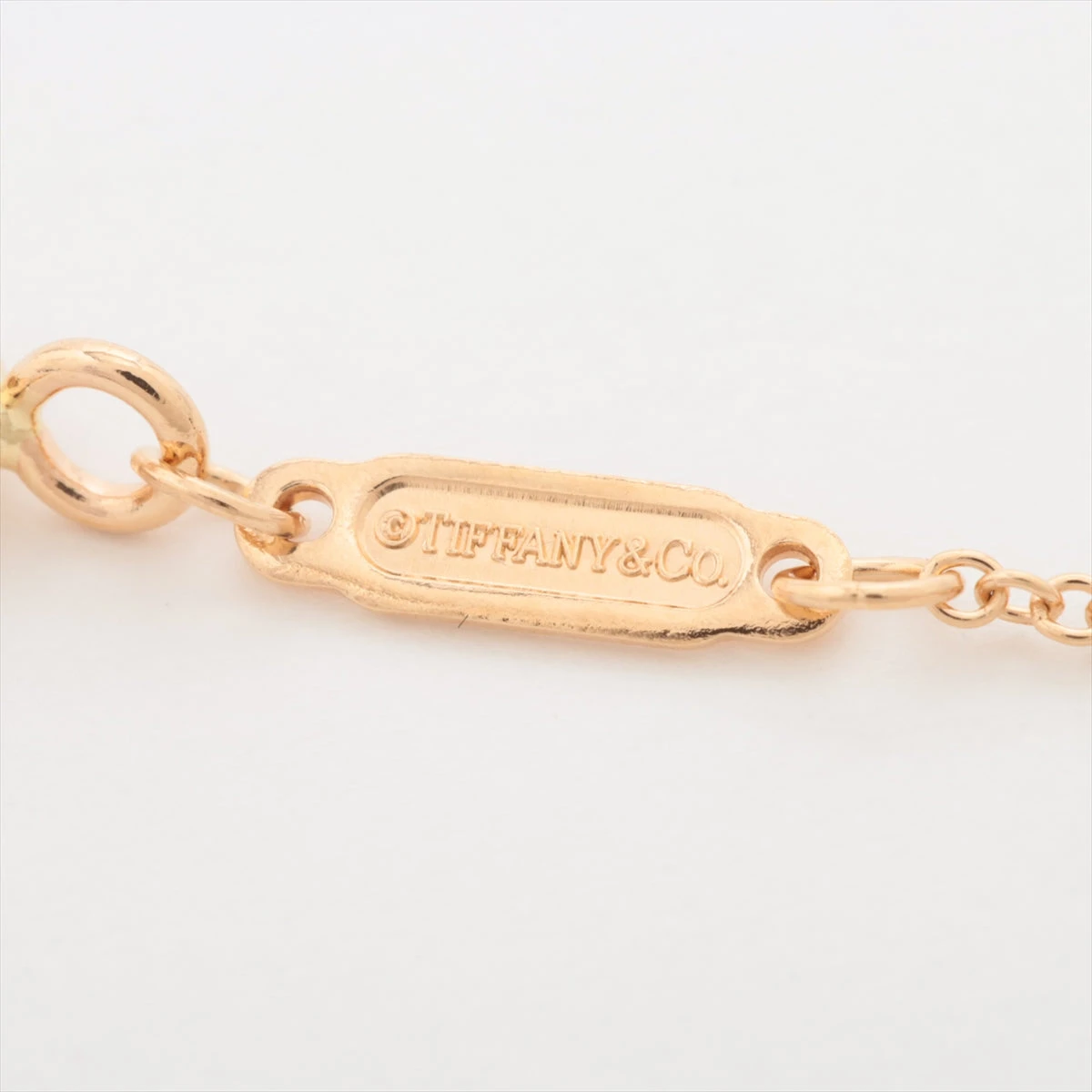 Tiffany&Co. Tスマイル ミニ AU750 ネックレス 【iy】 ○TIFFANY＆Co. ティファニー Tスマイルミニネックレス