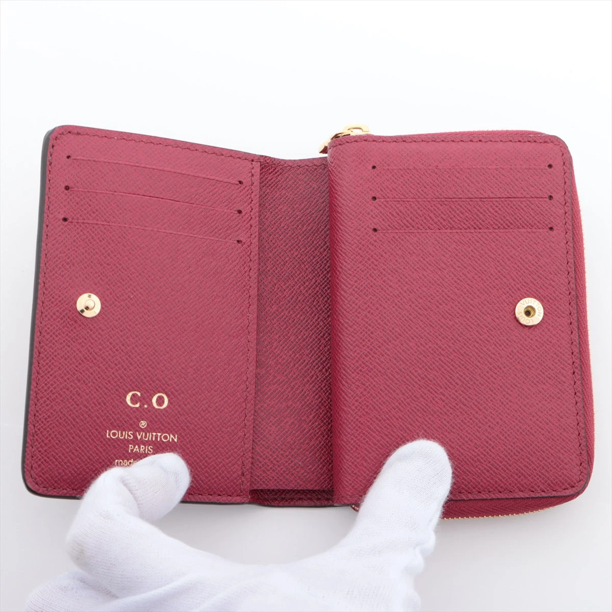 ✨美品✨ヴィトン ポルトフォイユ フューシャピンク コンパクトウォレット ヴィトン モノグラム ポルトフォイユ ルー M82377 フューシャ