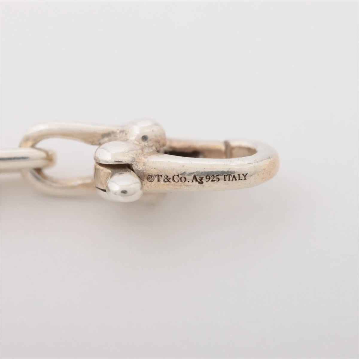 TIFFANY ティファニー ハードウェア マイクロリンクブレスレット 【美品】 新品)TIFFANY & Co. ティファニー ハードウェア マイクロ リンク
