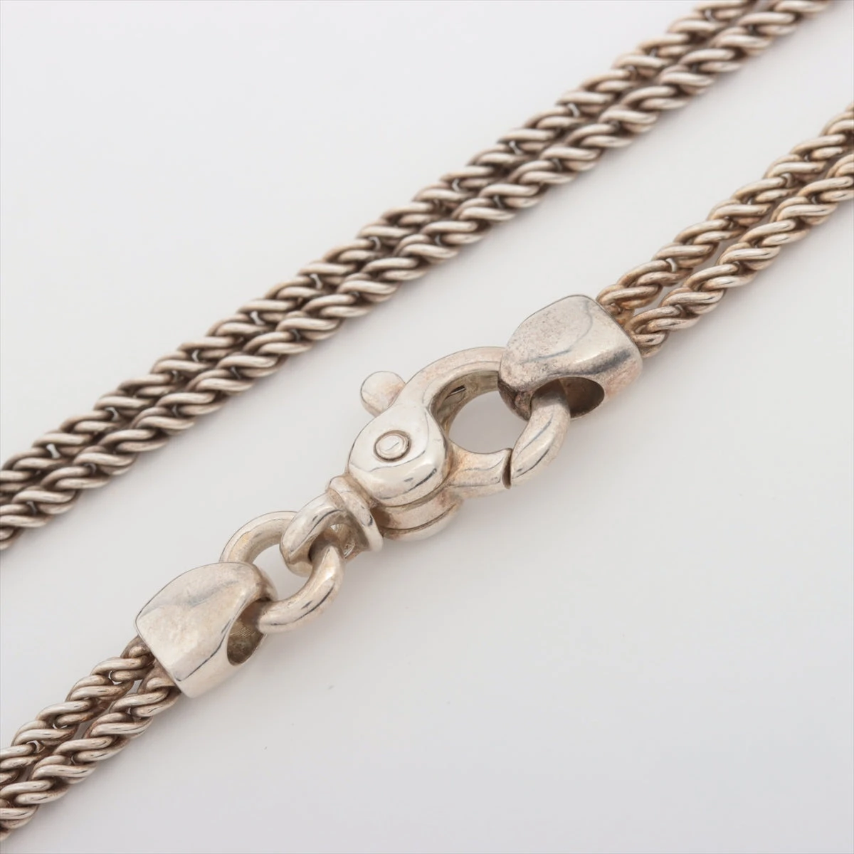 ティファニーダブルロープネックレス TIFFANY&Co.】ティファニー ダブルロープ ネックレス シルバー