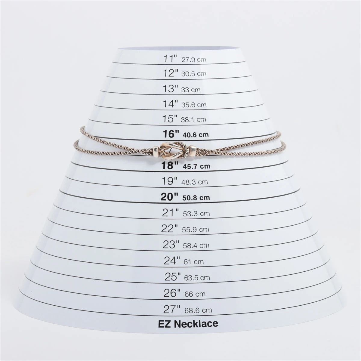 ティファニー ダブルロープ ネックレス 925 31.6g シルバー A2488142 