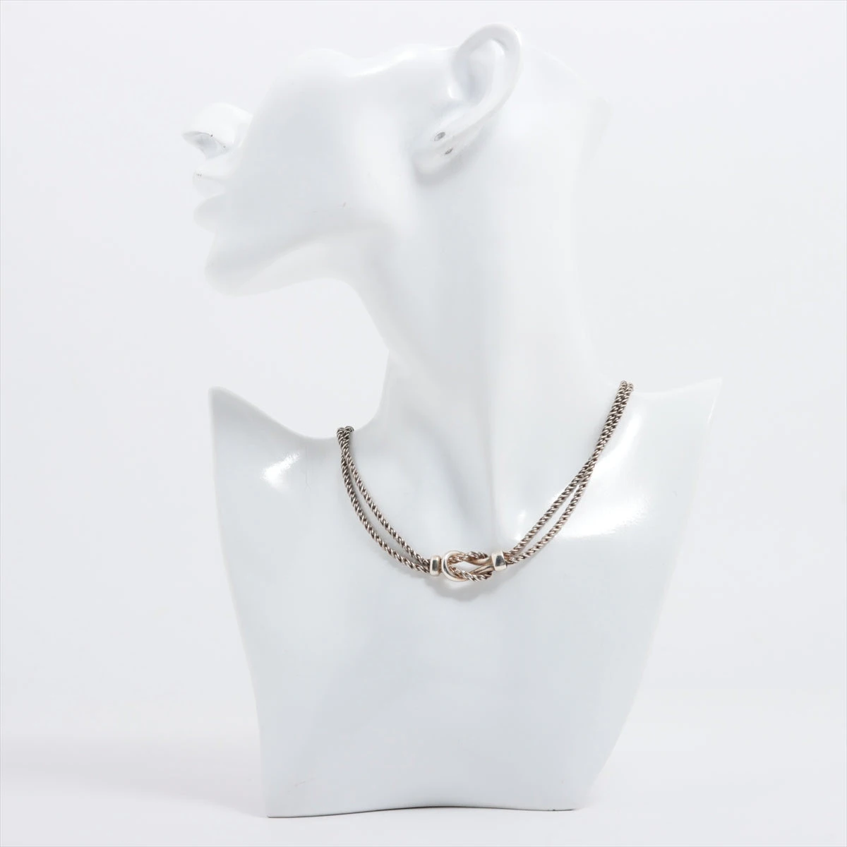 ティファニー ダブルロープ ネックレス 925 31.6g シルバー A2488142