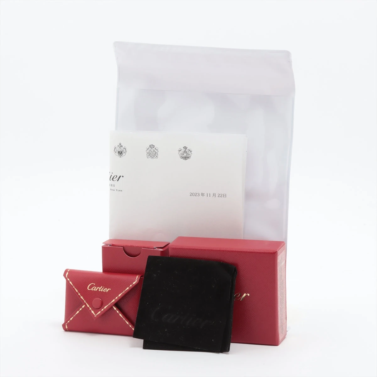 Cartier　カルティエ　ラブチャーム　750WG　保証書　箱 カルティエ ラブ チャーム コード ネックレス 750(WG) 総5.5g