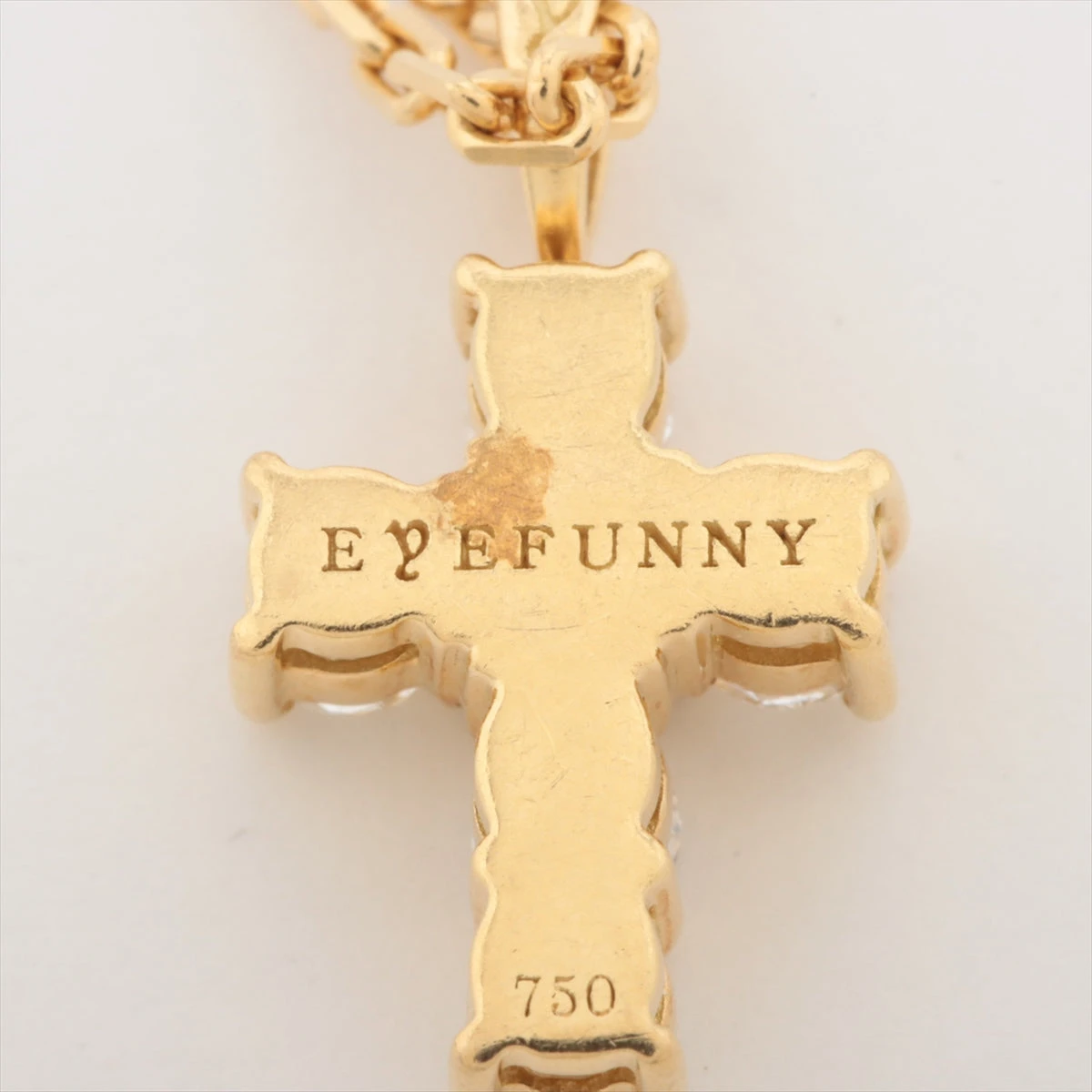 EYEFUNNY 750ネックレス 楽天市場】EYEFUNNY アイファニー ダイヤモンド クロス 三つ