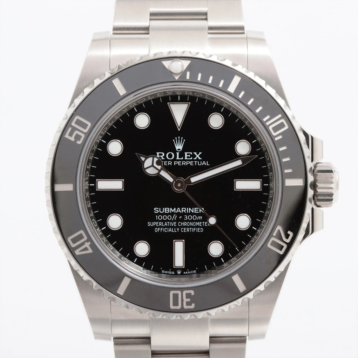 ロレックス サブマリーナ 124060 SS AT 黒文字盤