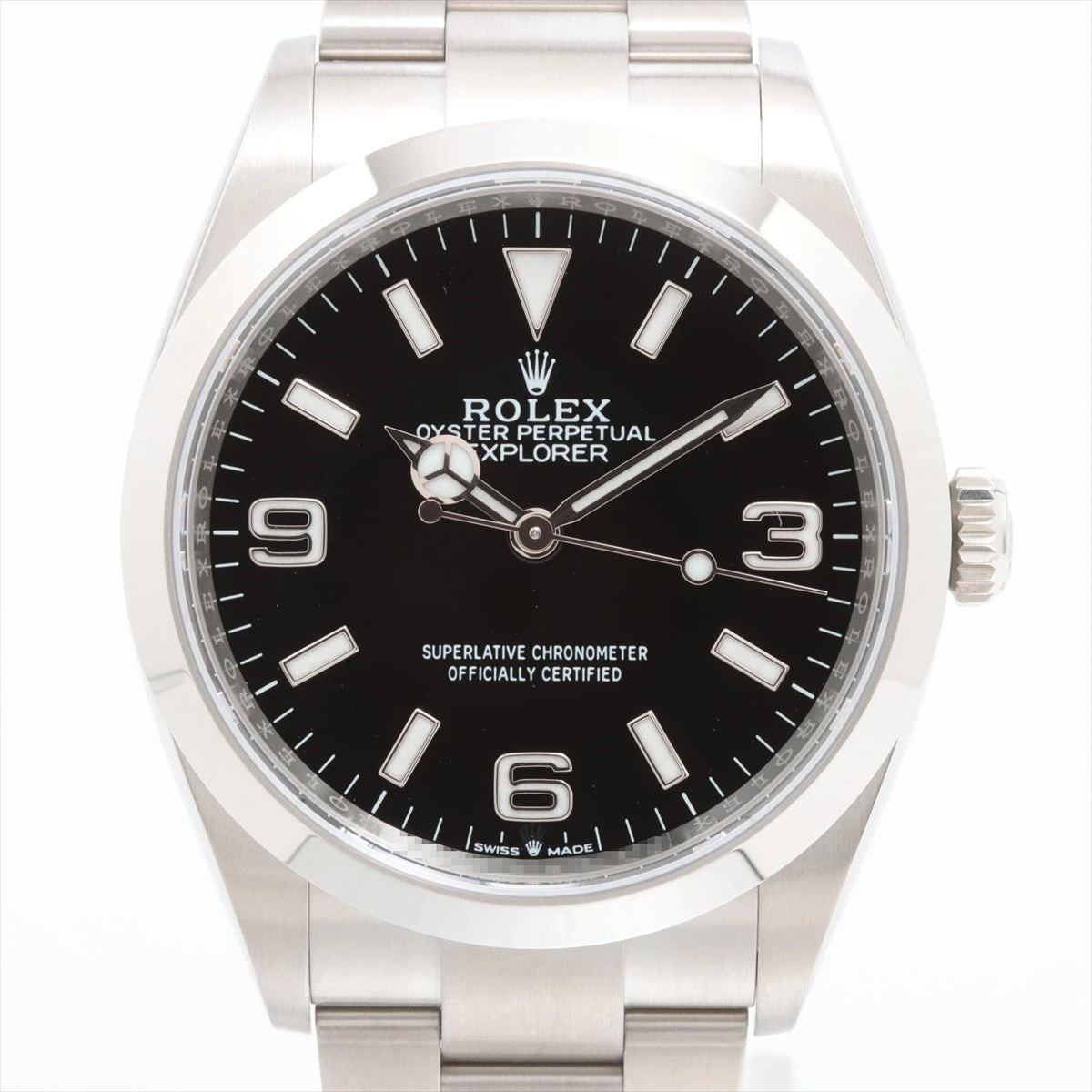ロレックス エクスプローラーⅠ 124270 SS AT 黒文字盤 あまりごま2