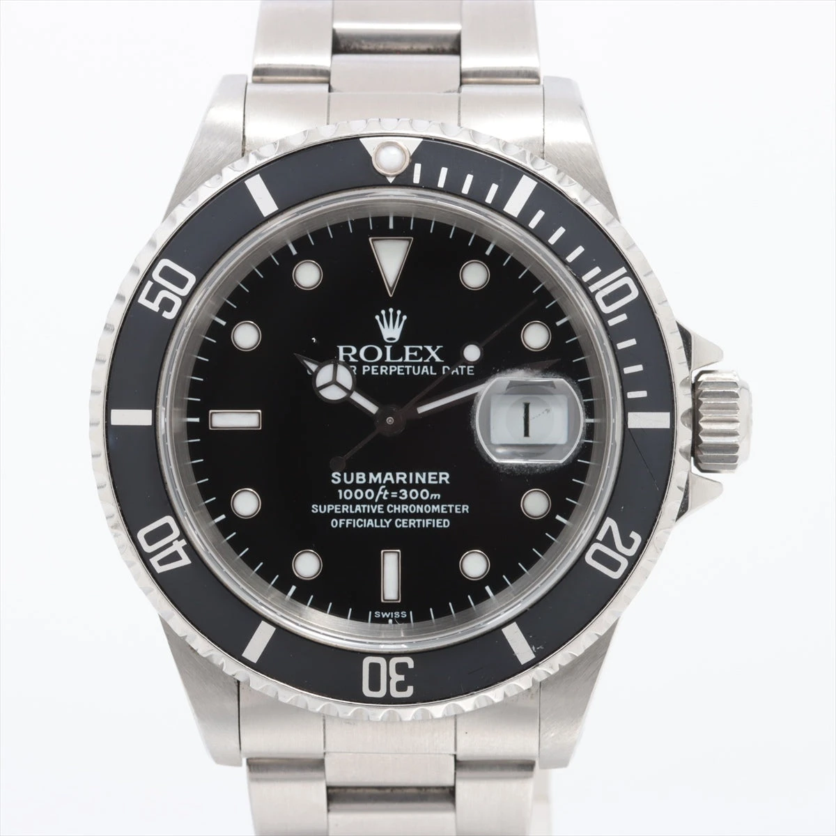 ロレックス サブマリーナ 16610 SS AT 黒文字盤