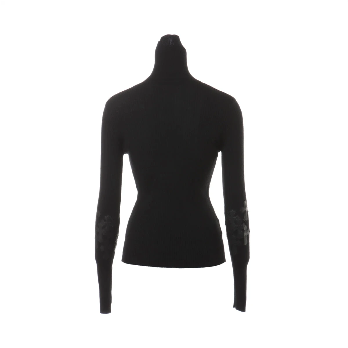 クロムハーツ タートルネックニット カシミヤ サイズM ブラック クロス  