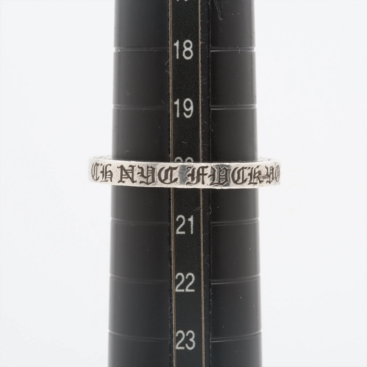 クロムハーツ スペーサーリング FUCK YOU 3mm リング 925 6.7g NYC限定  