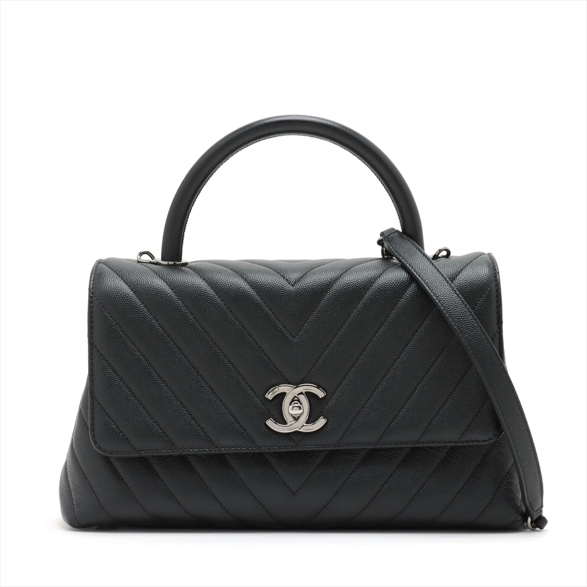 シャネル ココマーク キャビアスキン 2WAYハンドバッグ バニティ ブラック 楽天市場】【バッグ】CHANEL シャネル キャビアスキン バニティ