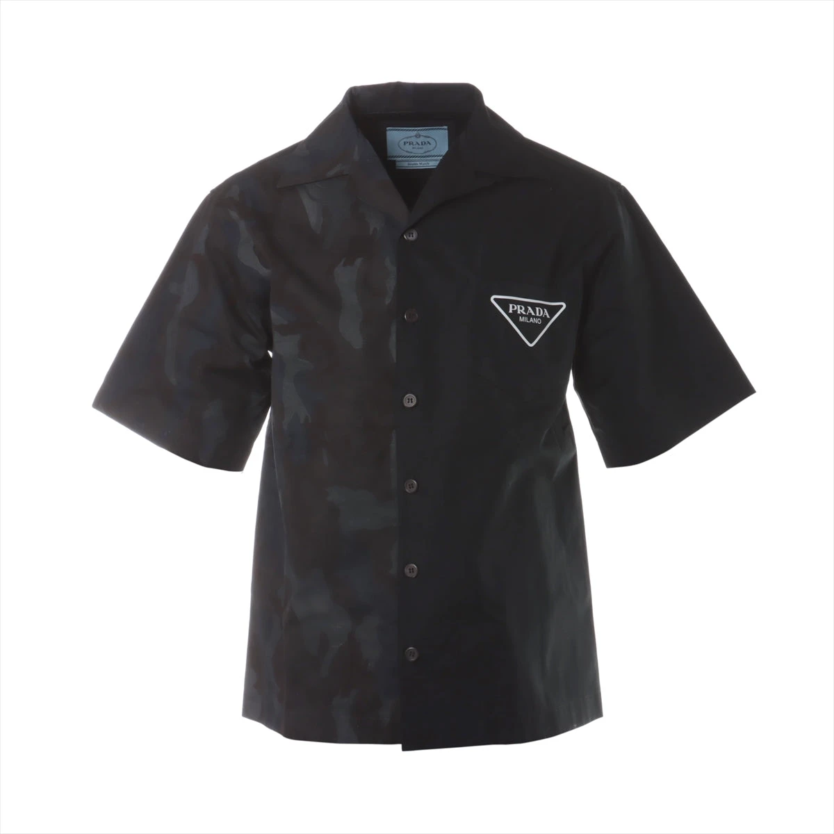 PRADA(P459GR)クロップド丈シャツ