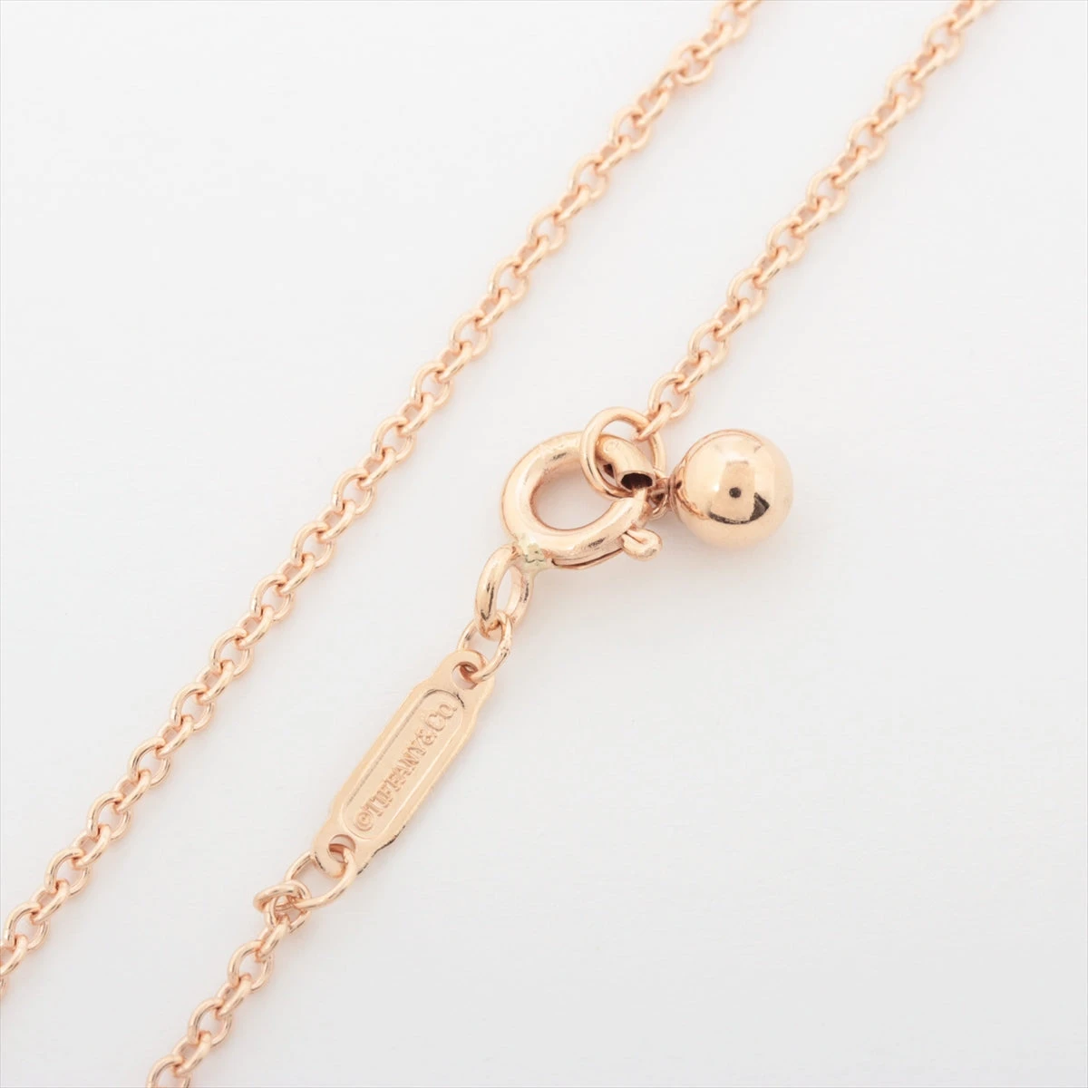 ティファニー 18K YG ハードウェア ボールネックレス 12.4ミリ　750 TIFFANY&Co./ティファニー】 ネックレス ボールペンダント