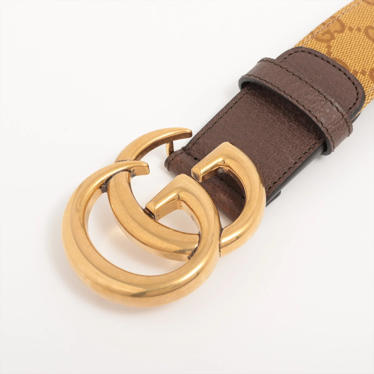 Men's Black Leather Belt: Gucci x Adidas GG Marmont