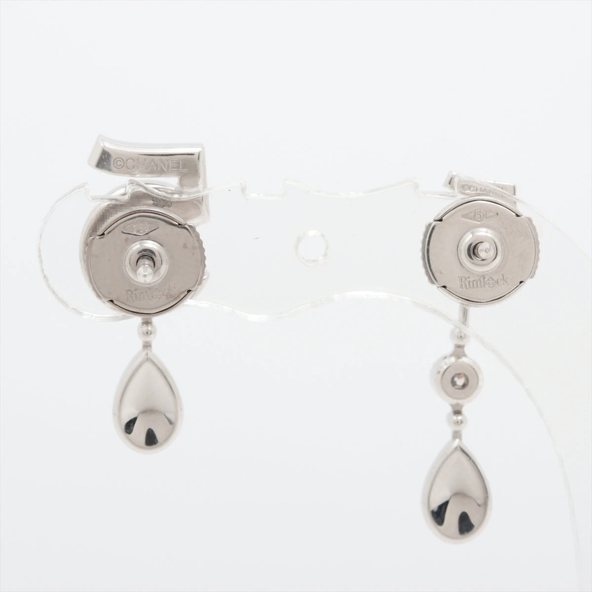 シャネル エターナル シャネル N°5 ダイヤ ピアス 750(WG) 5.9g