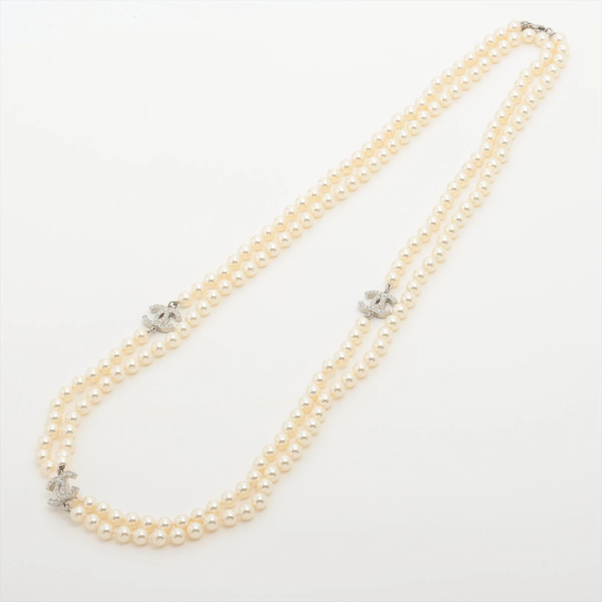 【CHANEL】ロングネックレス【パール】 ブランドレンタルのBrandCity / シャネル ココマーク パール
