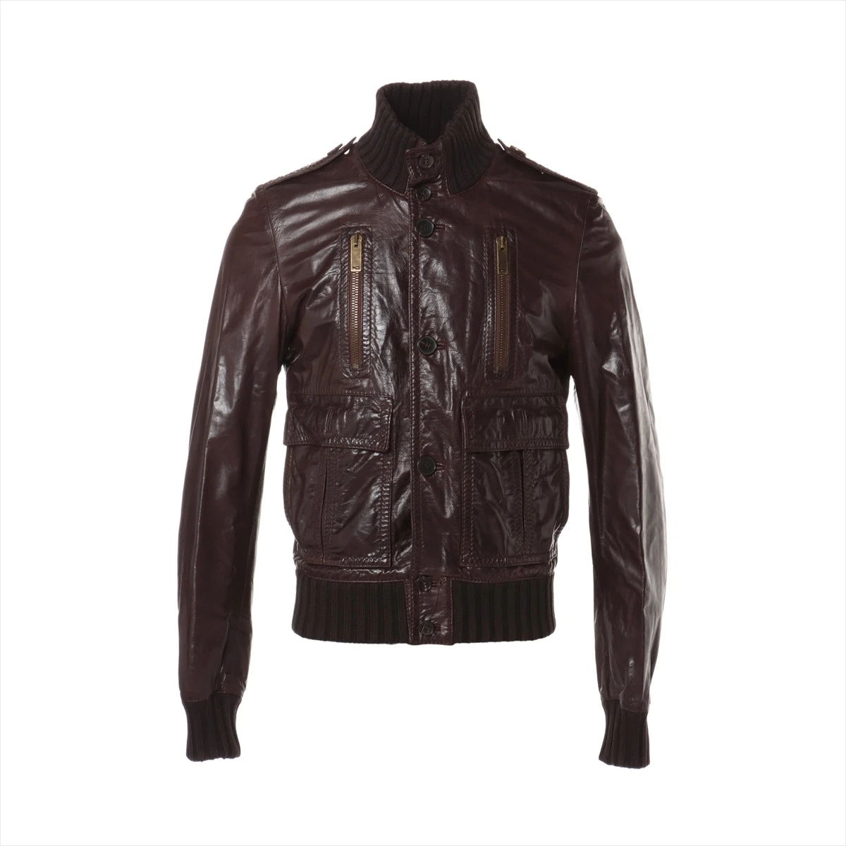 ssx2673 様GUCCI ブラウンレザーシングルライダースジャケット ssx2673 様GUCCI ブラウンレザーシングルライダースジャケット