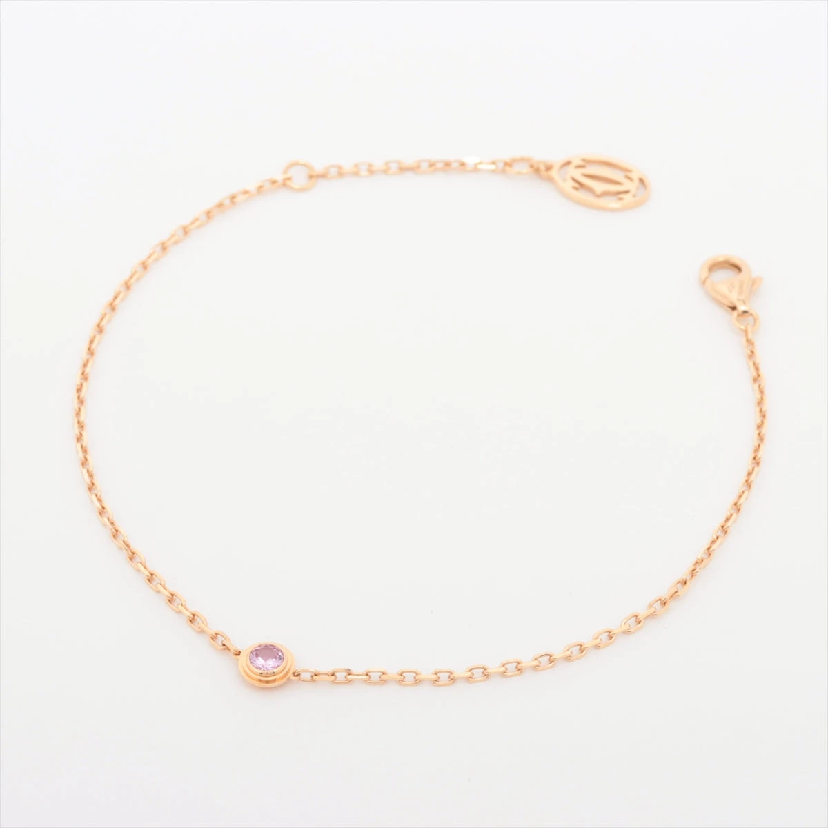 【Cartier】カルティエダムール ピンクサファイア ブレスレット カルティエ ダムール ピンクサファイア ブレスレット 750(PG