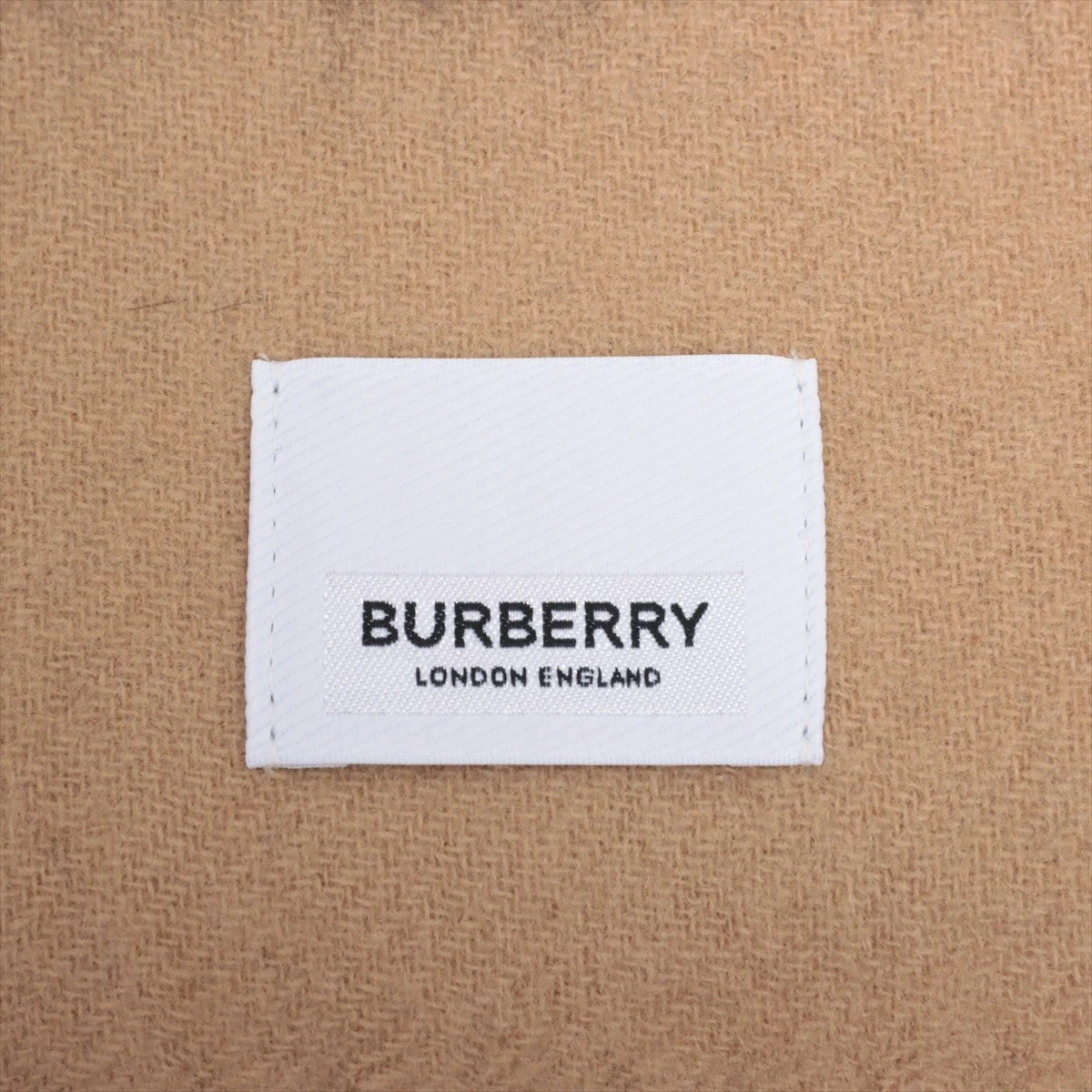 【極美品】BURBERRY ロゴチェック TB マフラー ベージュ BURBERRY】バーバリー『ロゴ TBモノグラム チェック リバーシブル