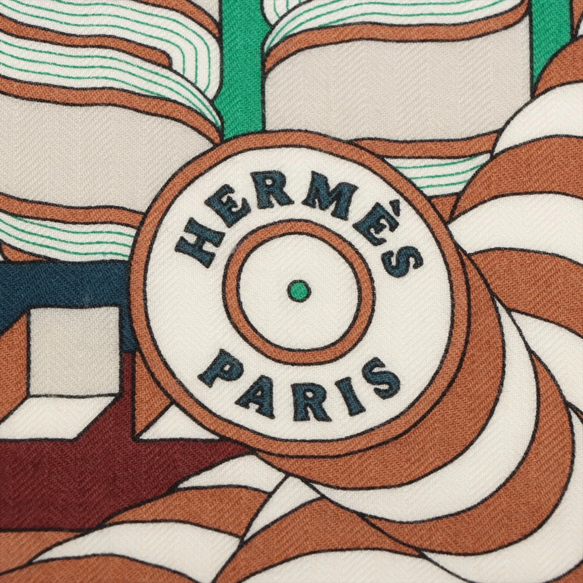 エルメス カレジェアン HARNAIS DE COUR 宮廷の馬具 スカーフ カシミヤ