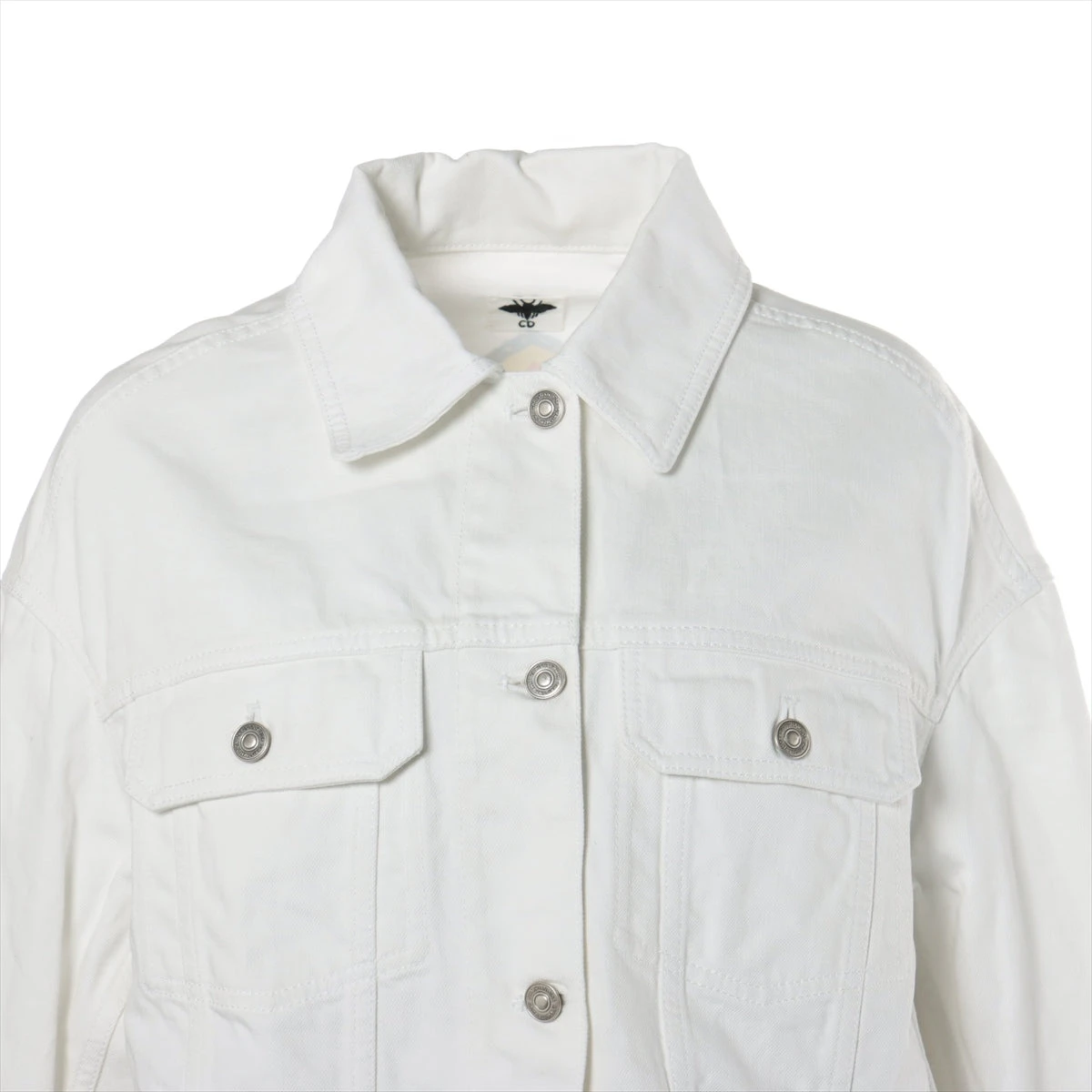 クリスチャンディオール ブルゾン コットンジャケット ホワイト バックロゴ M 楽天市場】【中古】Christian Dior×Cactus Jackバック刺繍ボンバー
