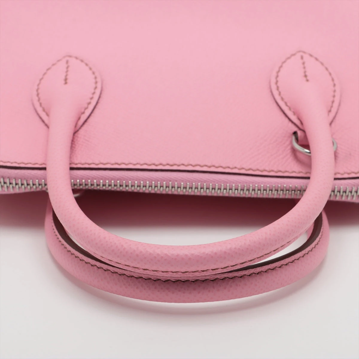 VINTAGE エルメス ボリード27cm エプソン ピンク系/S金具 エルメス ボリード27 ローズティリアン ヴォーエプソン シルバー