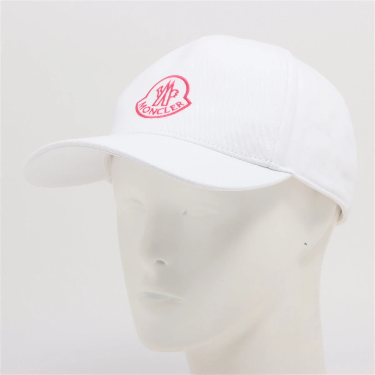 モンクレール キャップ コットン ホワイト A2474058｜中古