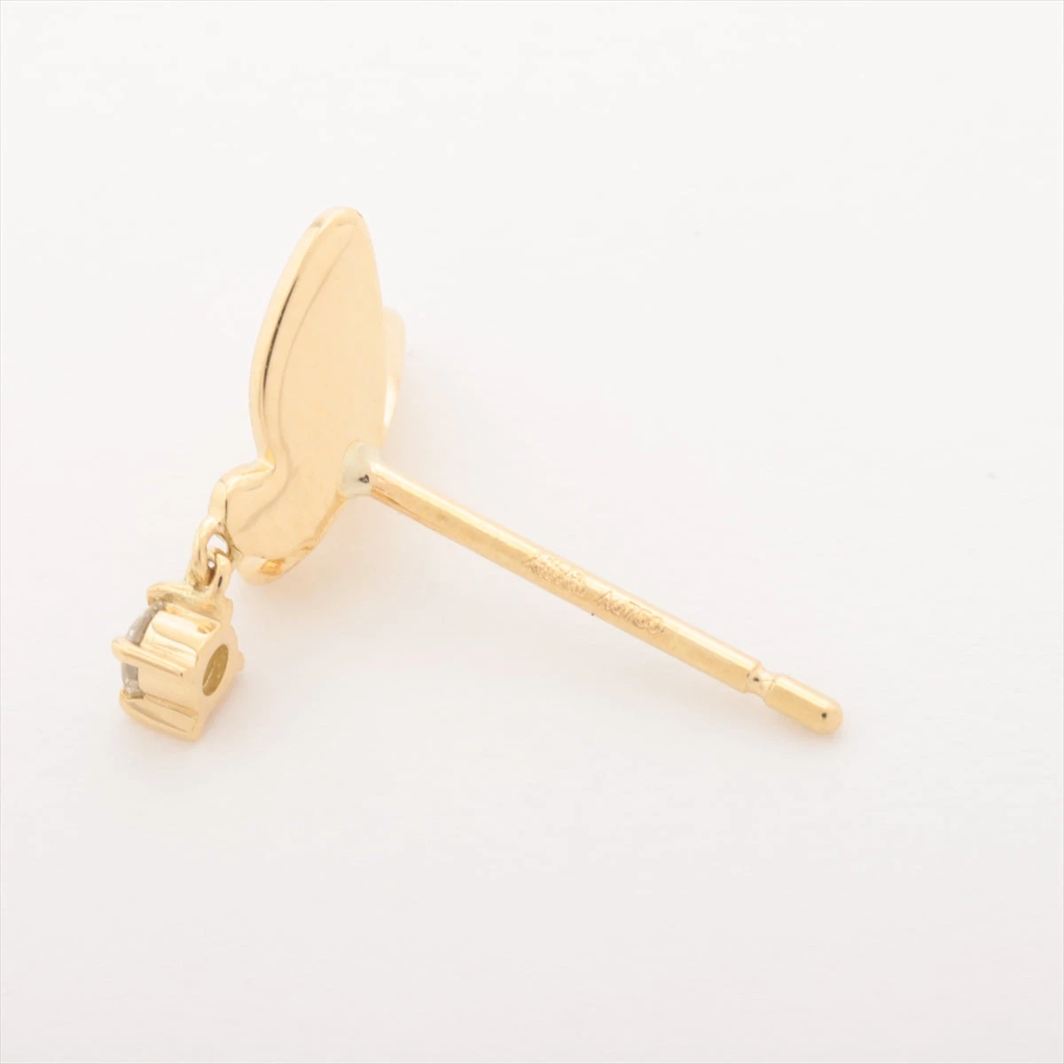 アーカー アンパピヨンブリリアン ダイヤ ピアス 750(YG) 1.1g D0.03