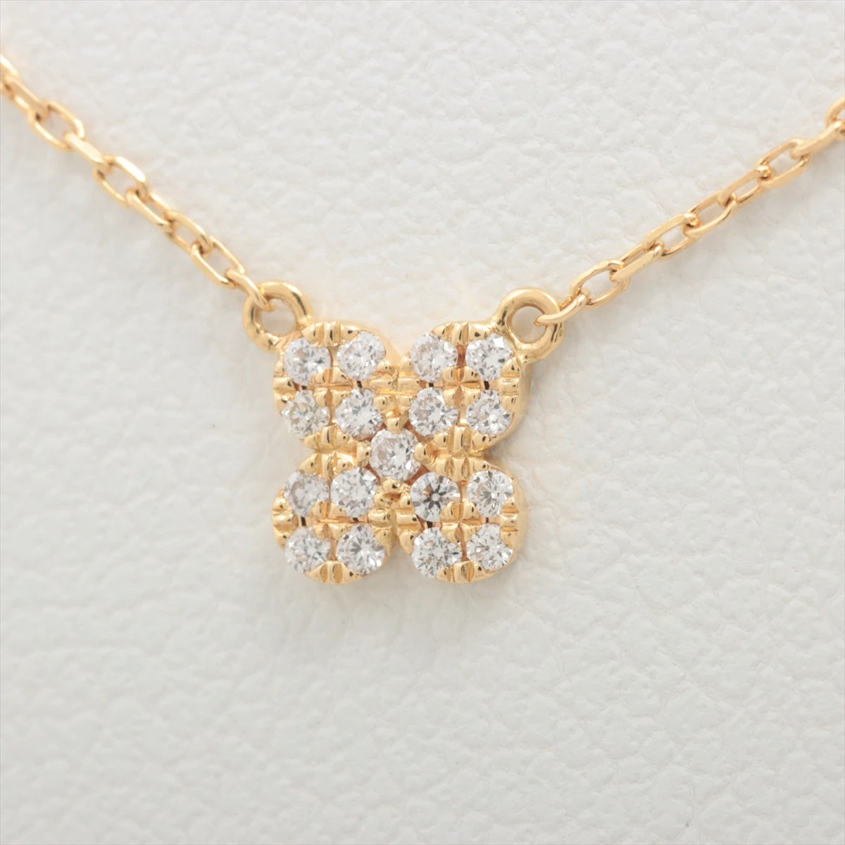 AHKAHペタルパヴェ ネックレスK18