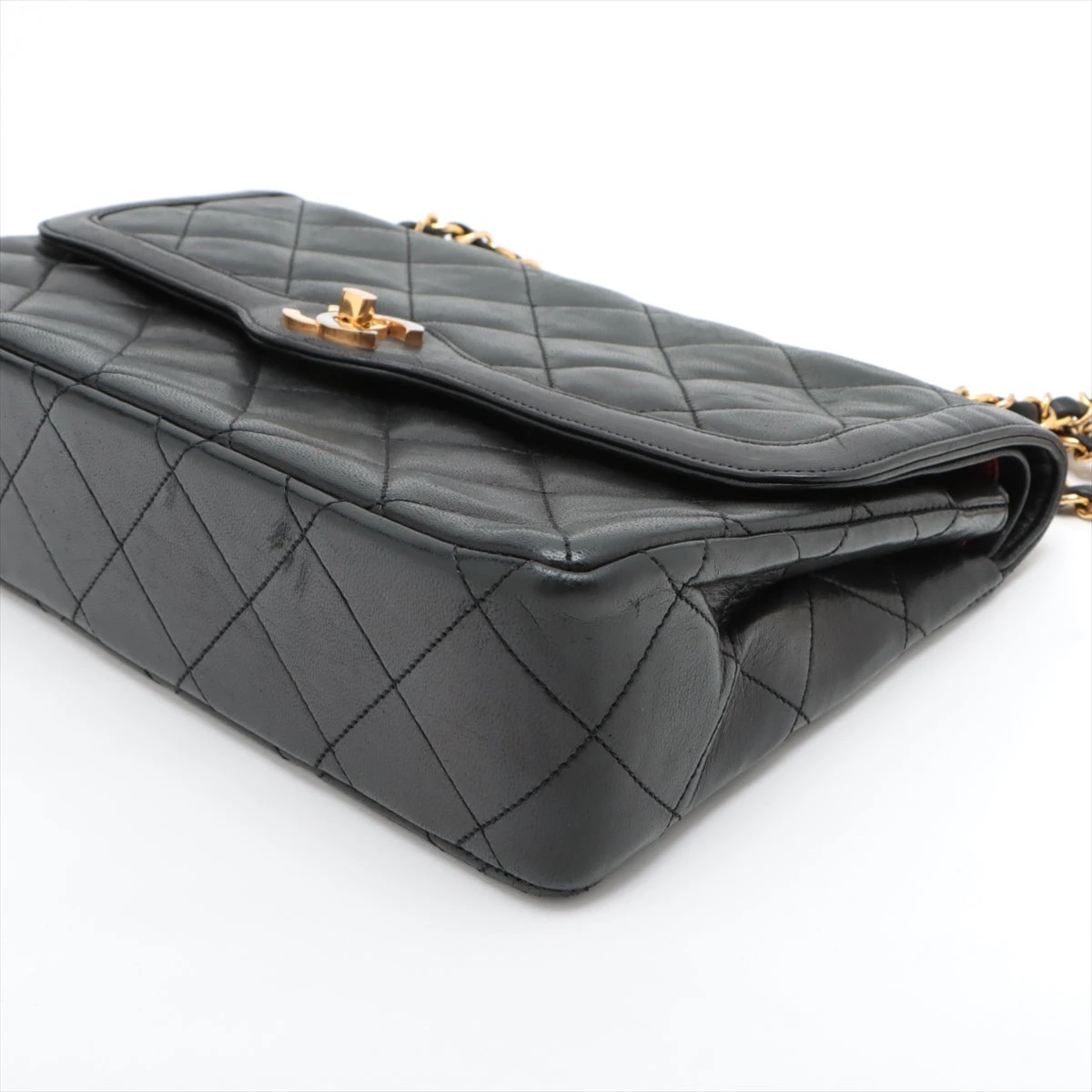 そらシャネル　ラムスキン　パリ限定　ダブルフラップ　チェーンショルダー 楽天市場】CHANEL【シャネル】パリ限定 ラムスキン Wフラップ W