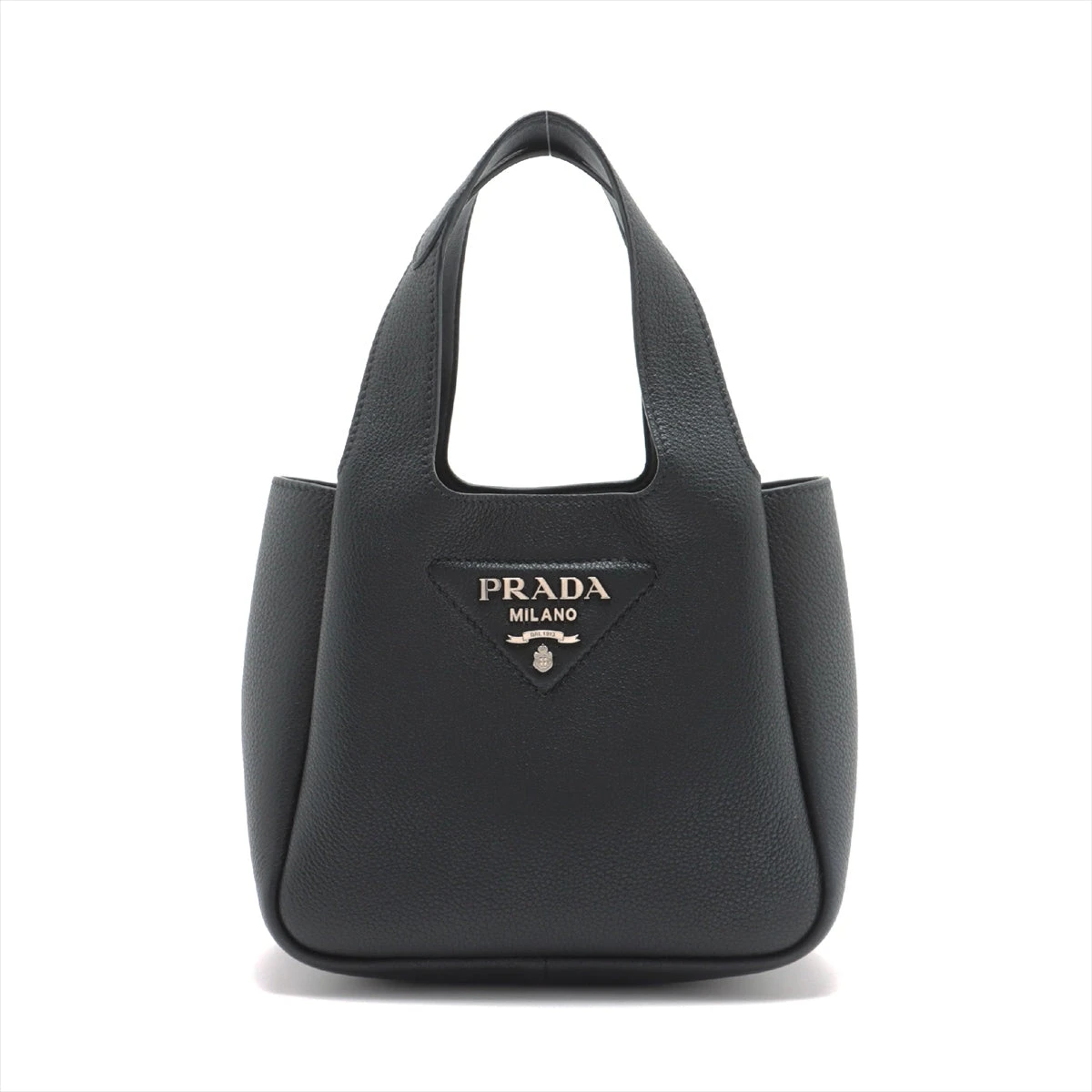 プラダ レザー ハンドバッグ ブラック AP045045｜中古ブランド品