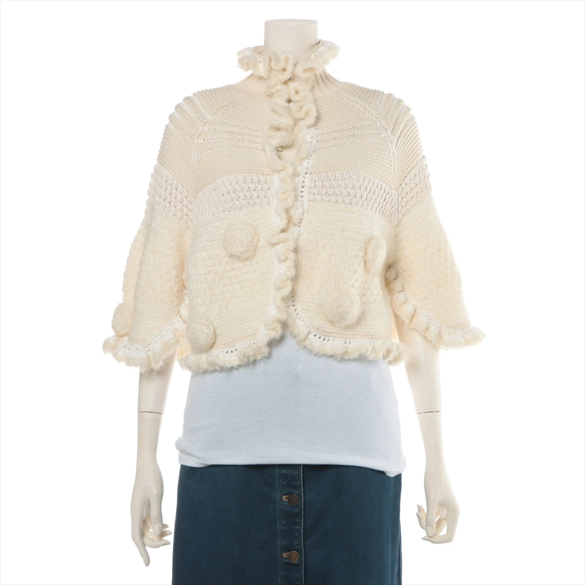 【CHANEL】レースポンチョ（38） CHANEL】レースポンチョ（38）