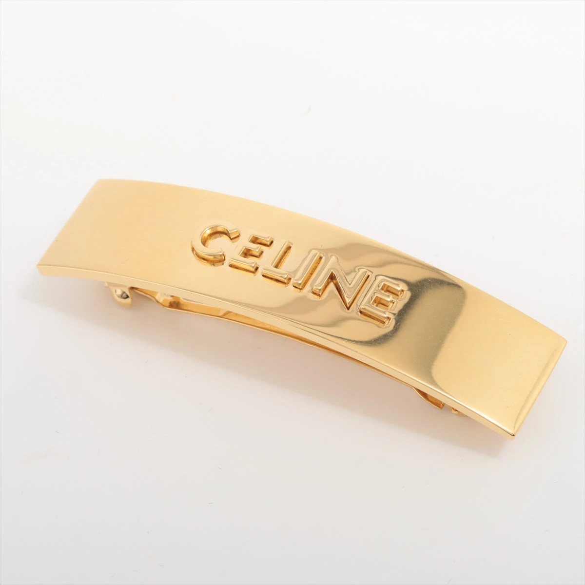 セリーヌ GGロゴ 9000L バレッタ GP ゴールド AP046989｜中古ブランド  