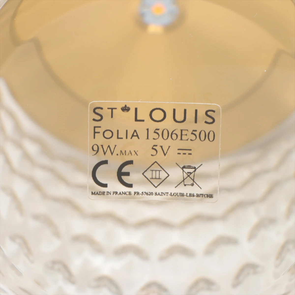 エルメス サンルイ ランプ クリスタル クリア AP046993｜中古ブランド