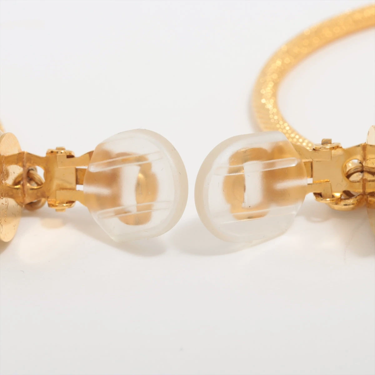 シャネル ココマーク 97P イヤリング(両耳用) GP×フェイクパール