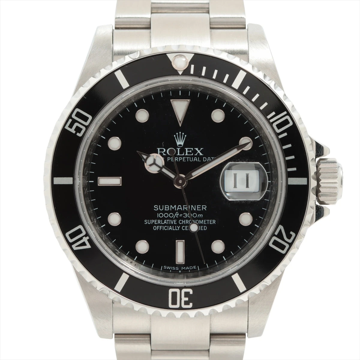 ロレックス サブマリーナ 16610 SS AT 黒文字盤